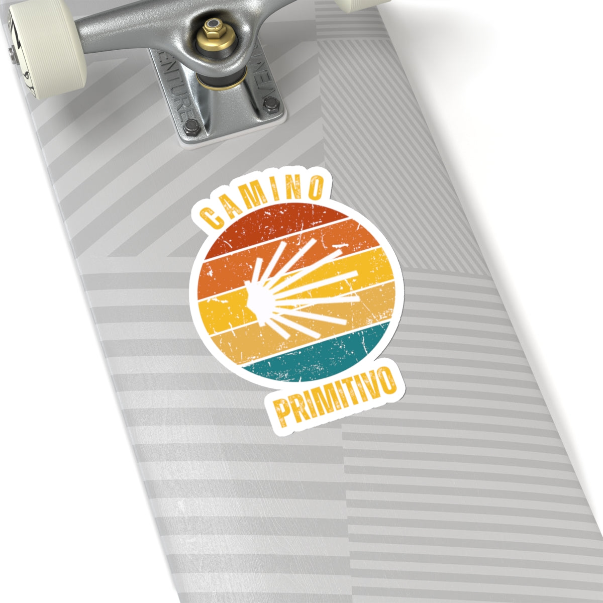Camino de Santiago Primitivo, Kiss-Cut Stickers, Camino Gifts, Souvenirs