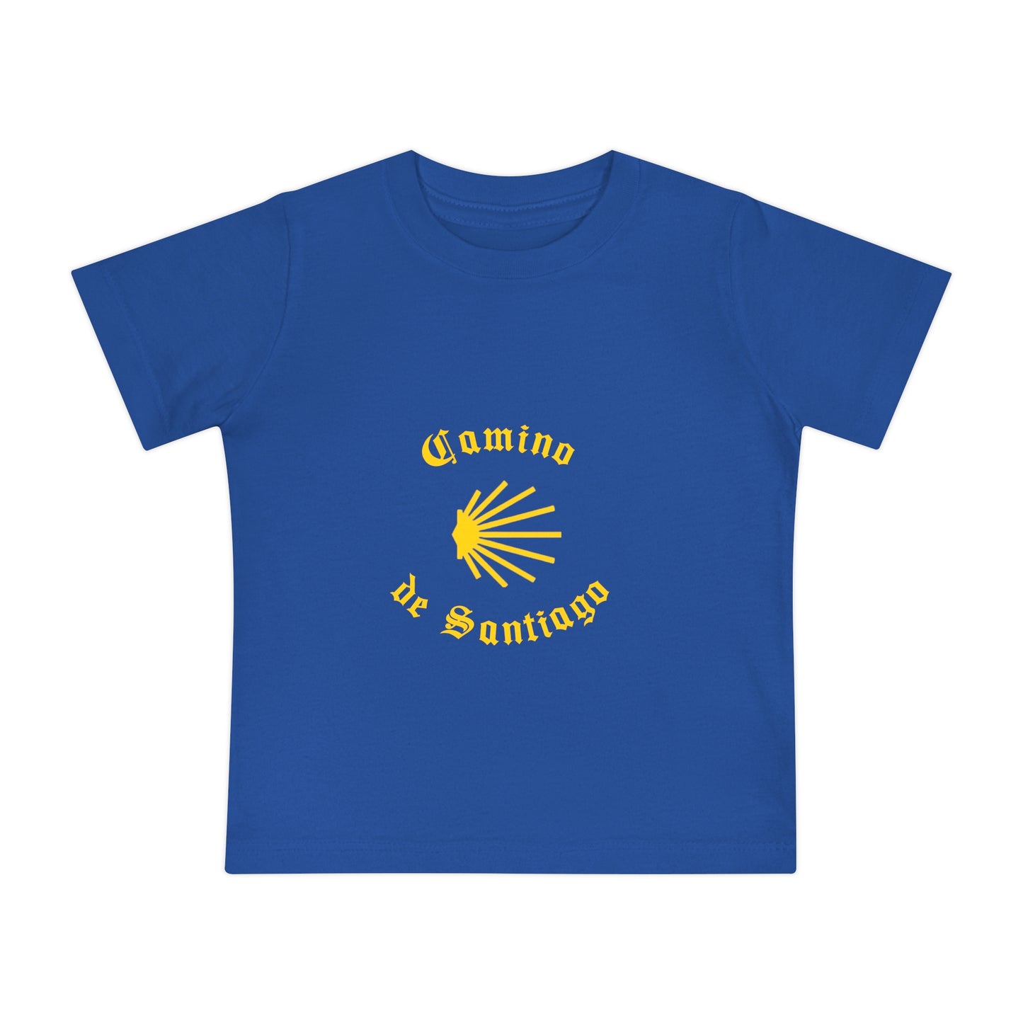 Camino de Santiago Memento, Baby Short Sleeve T-Shirt, Gift for Peregrino Child