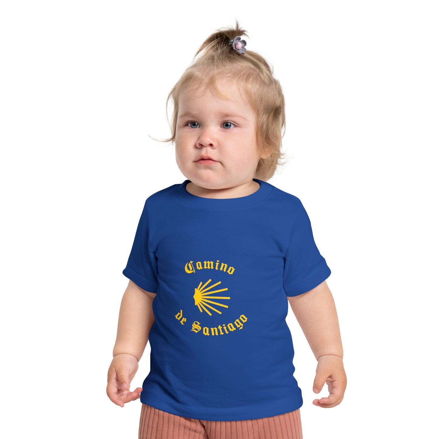 Camino de Santiago Memento, Baby Short Sleeve T-Shirt, Gift for Peregrino Child