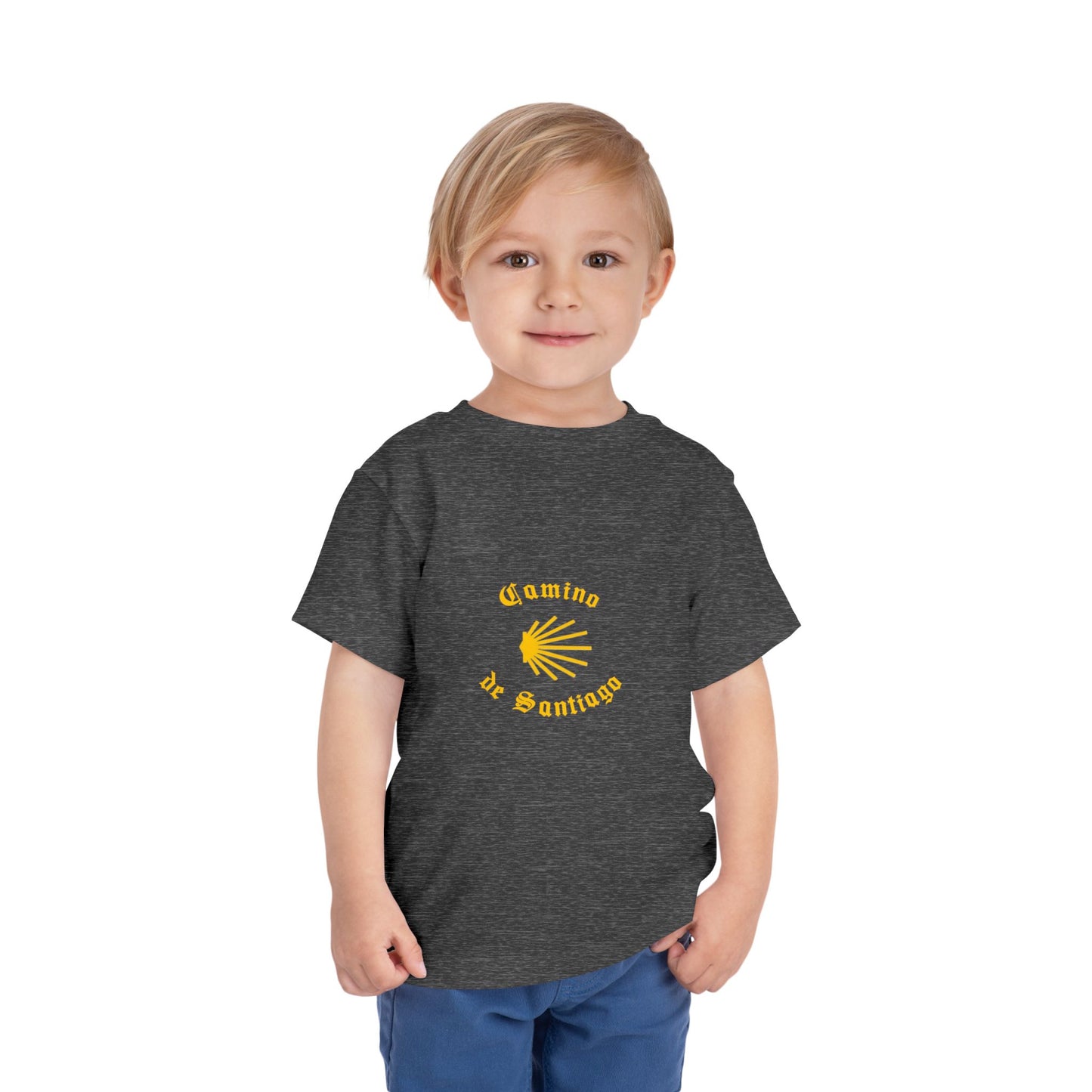 Camino de Santiago Toddler Short Sleeve Tee, Gift for Camino Child