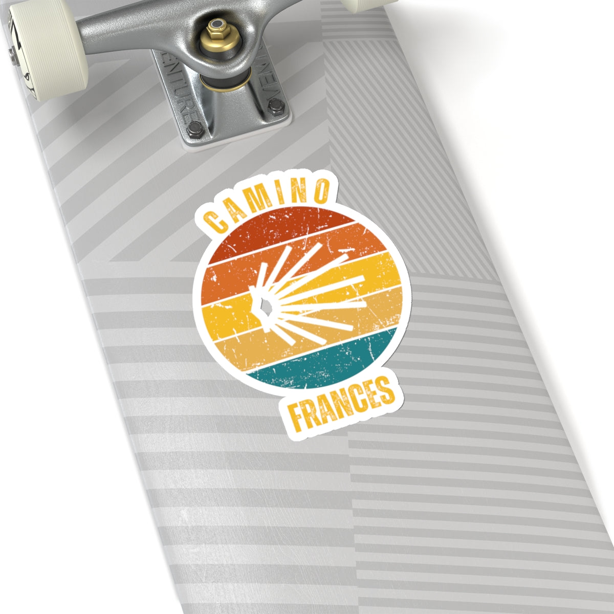 Camino de Santiago Frances, Kiss-Cut Stickers, Camino Gifts/Souvenirs