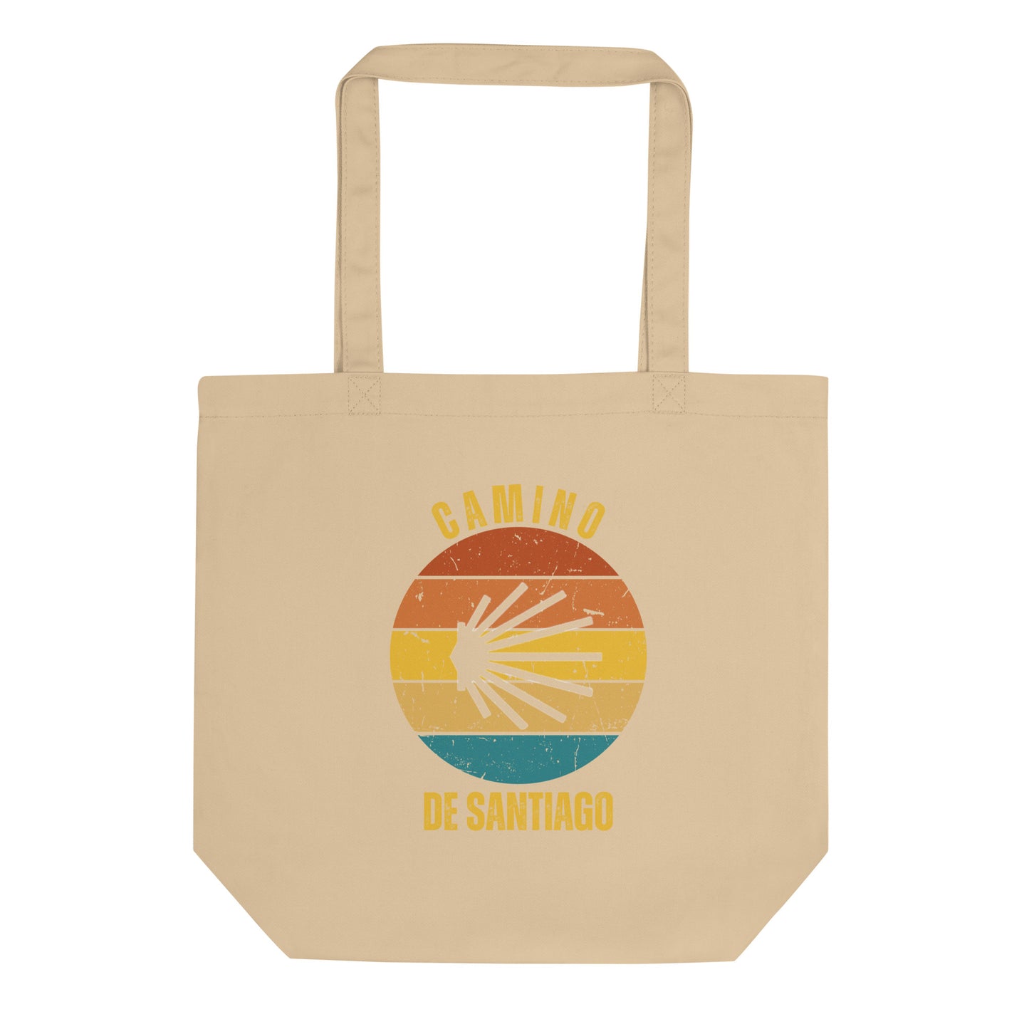 Camino de Santiago Tote Bag Eco Keepsake, Seashell, 2 colors
