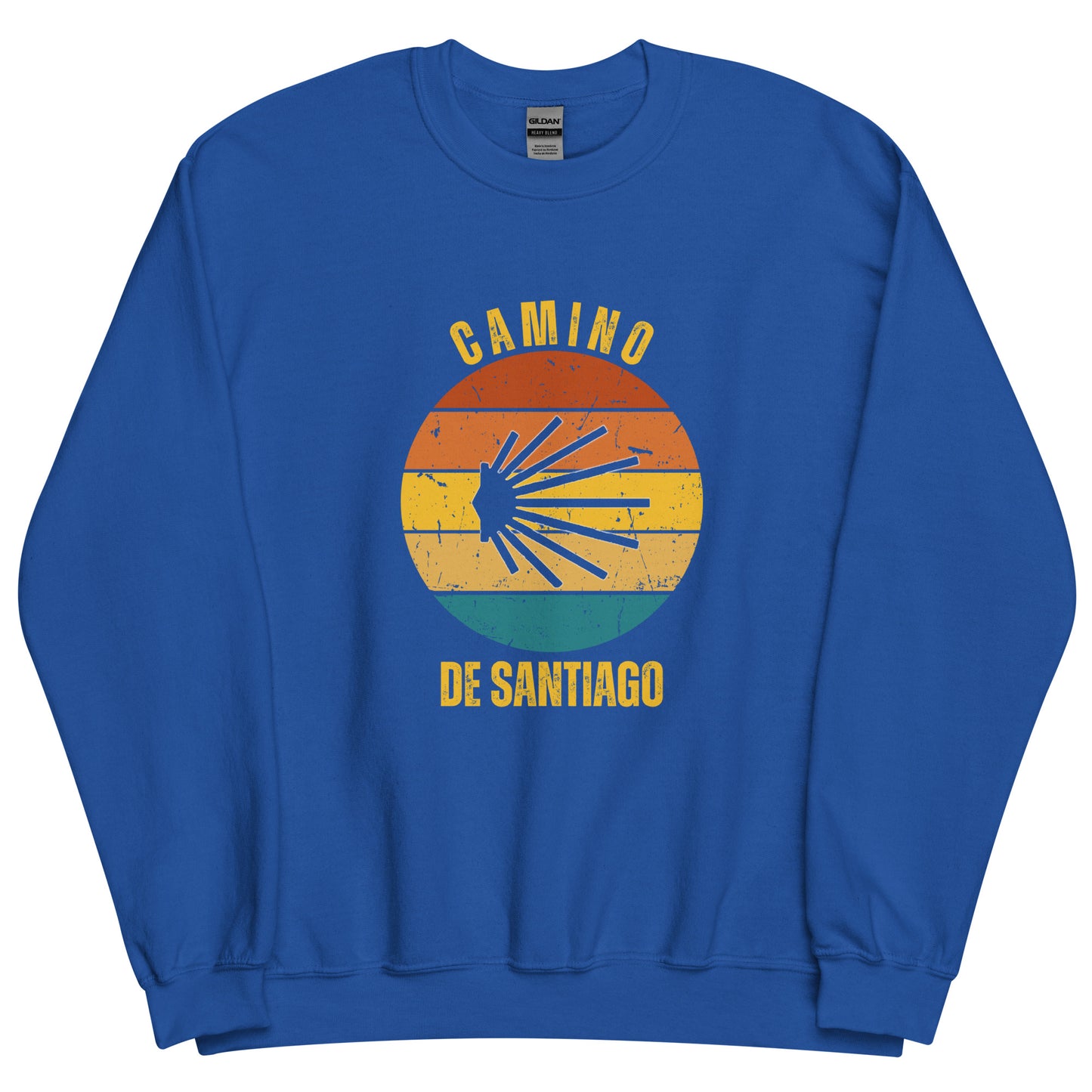 Camino de Santiago Sweatshirt, Gift Peregrino, Seashell, Unisex