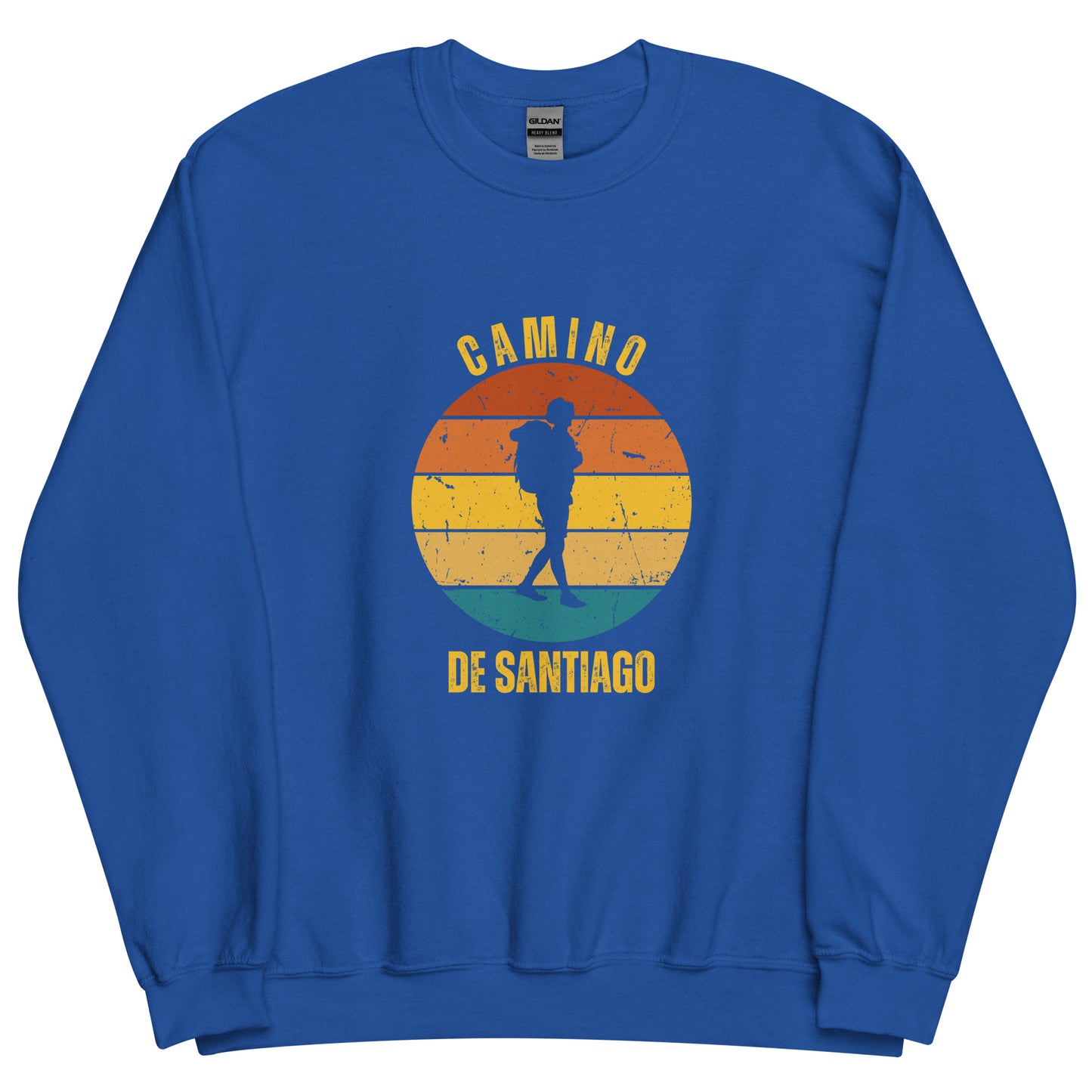 Camino de Santiago Sweatshirt, Gift for Camino Keepsake, Solo Hiker, Unisex, Size Small
