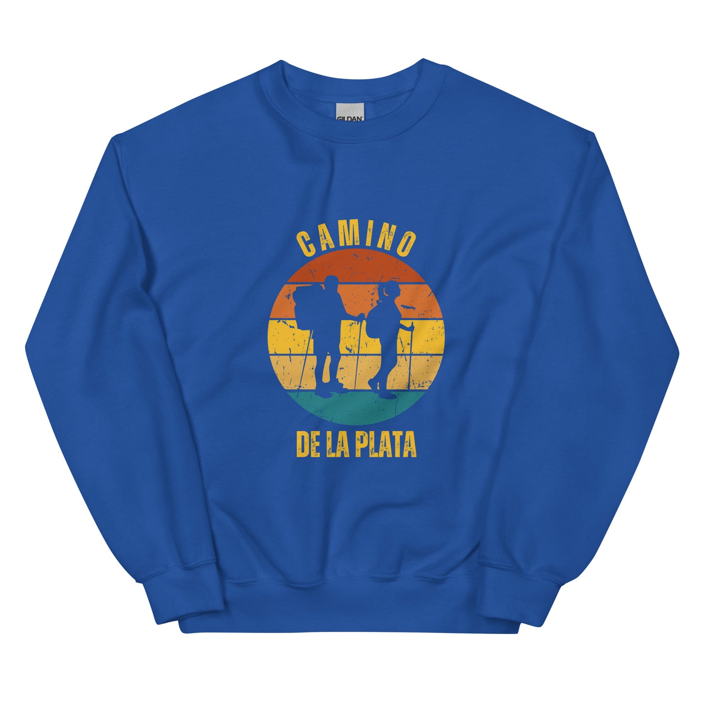 Camino de Santiago Sweatshirt, Gift for Portugues de la Plata Pilgrim 2 Hiker, Unisex