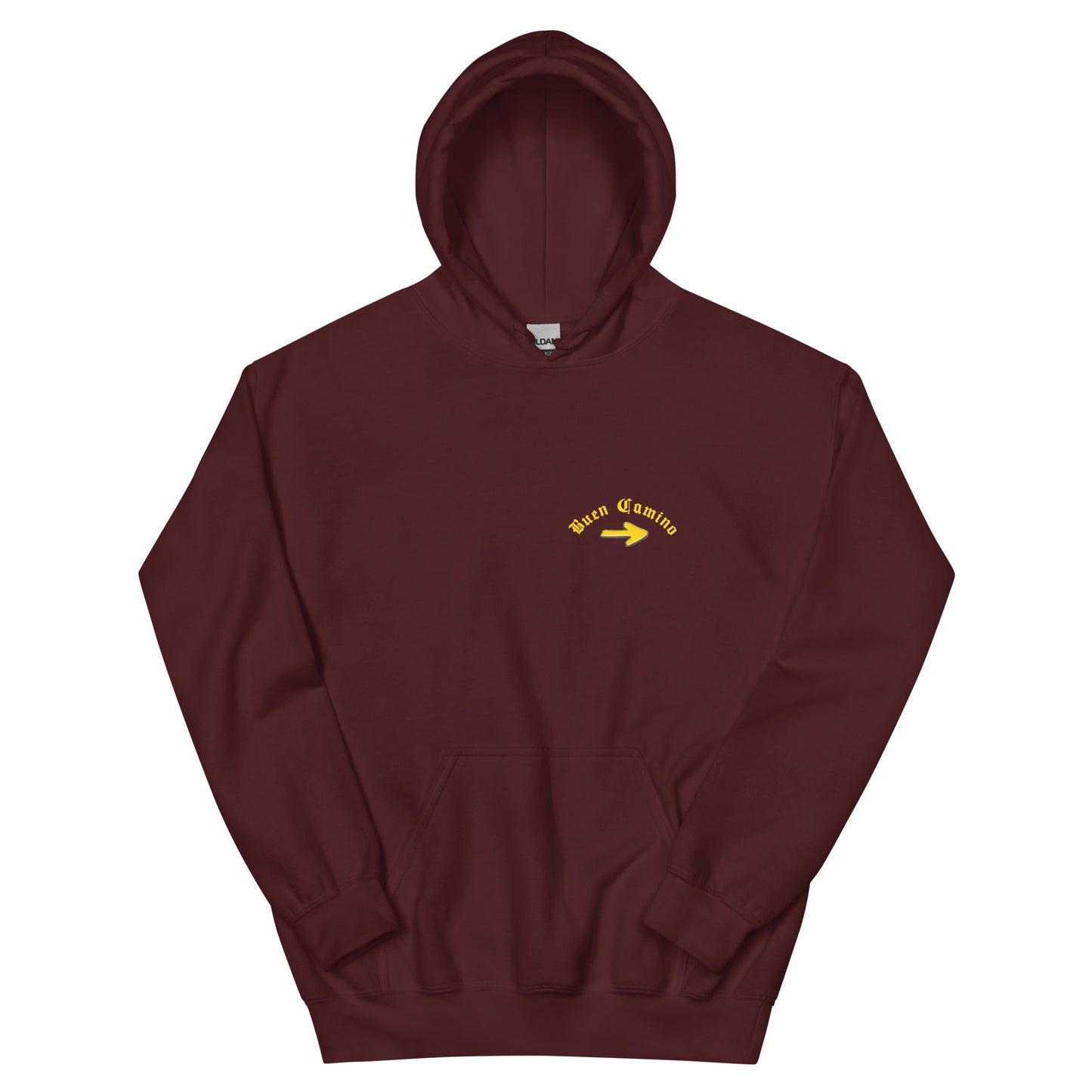Camino Via de la Plata, Gift for Camino de Santiago, Mozárabe, Spain Keepsake, Seashell, Unisex Hoodie Buen Camino