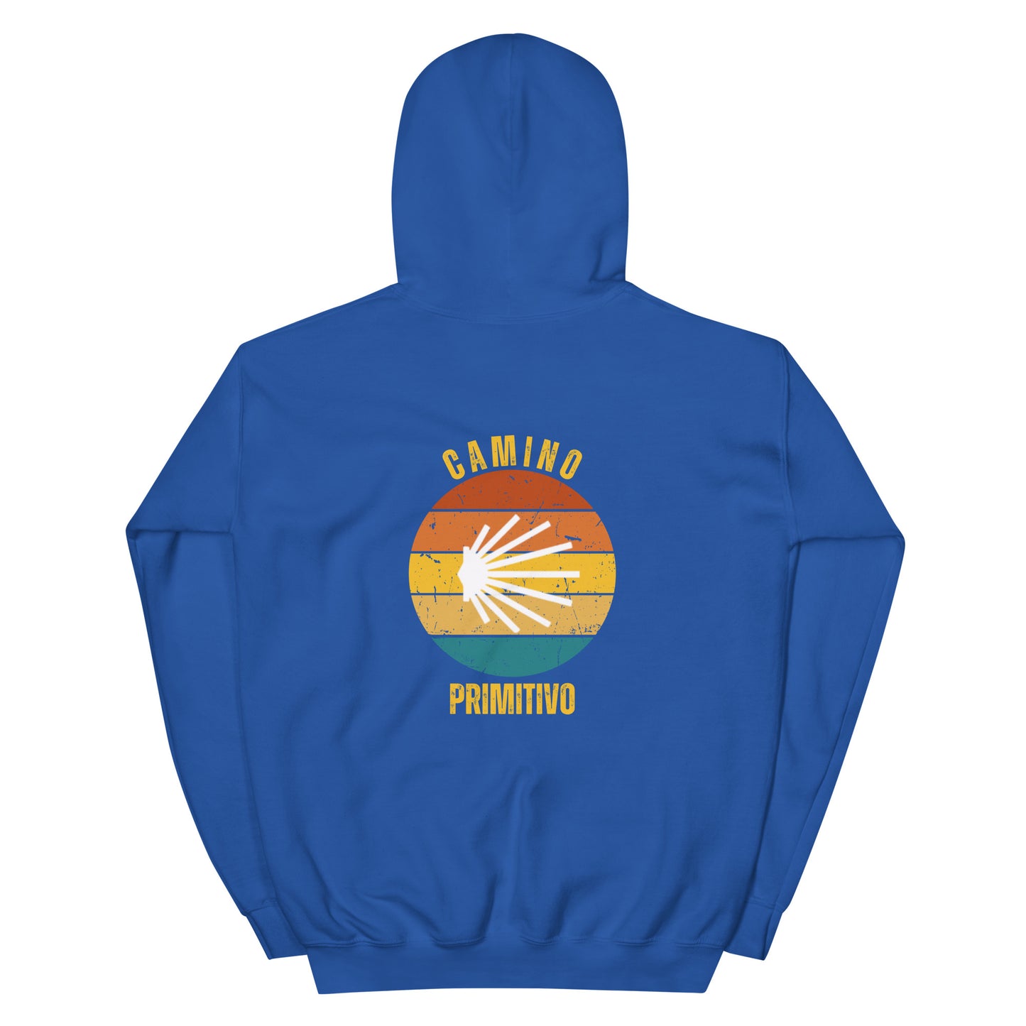 Camino Primitivo, Gift for Camino de Santiago Original Way Spain Keepsake, Seashell, Unisex Hoodie Buen Camino