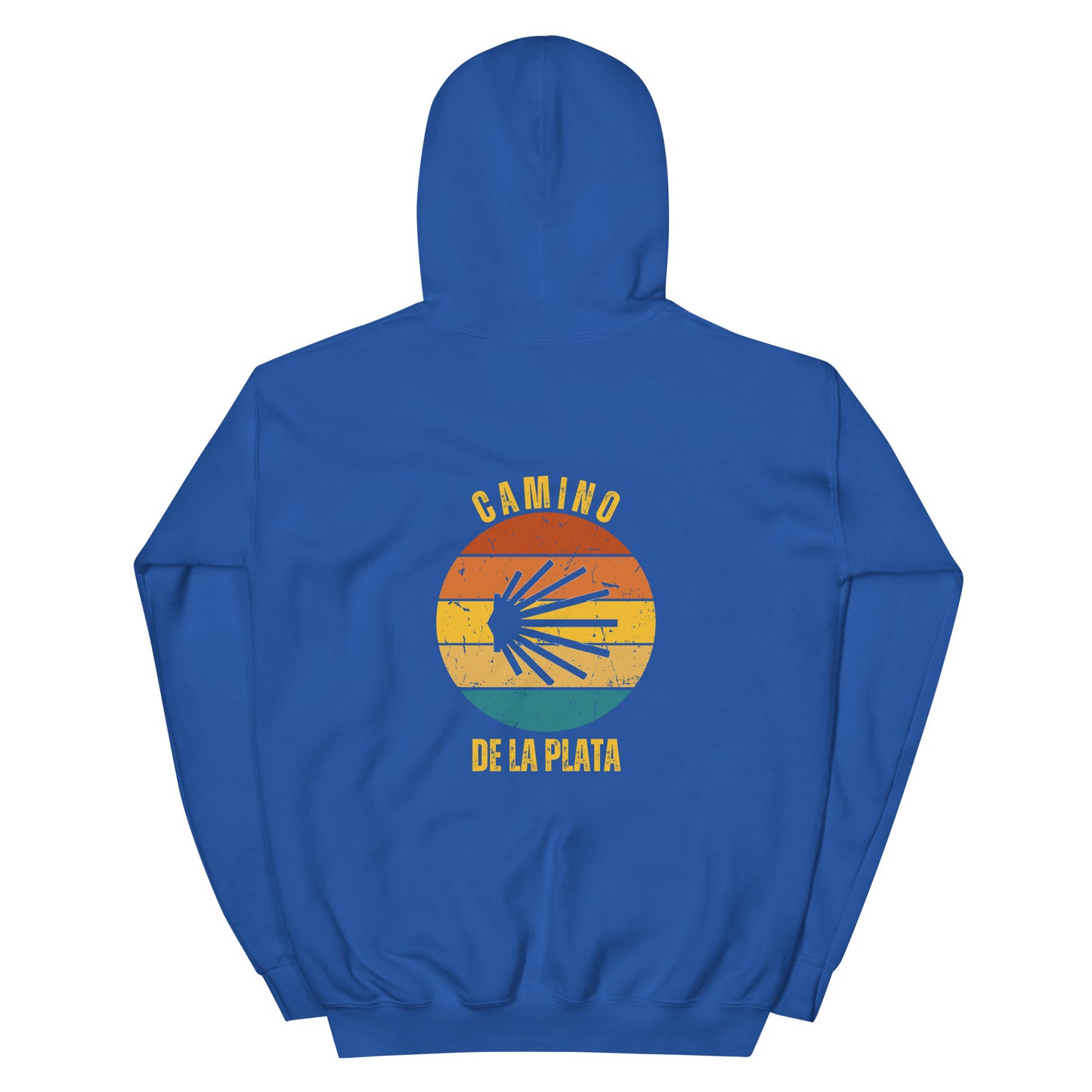 Camino Via de la Plata, Gift for Camino de Santiago, Mozárabe, Spain Keepsake, Seashell, Unisex Hoodie Buen Camino
