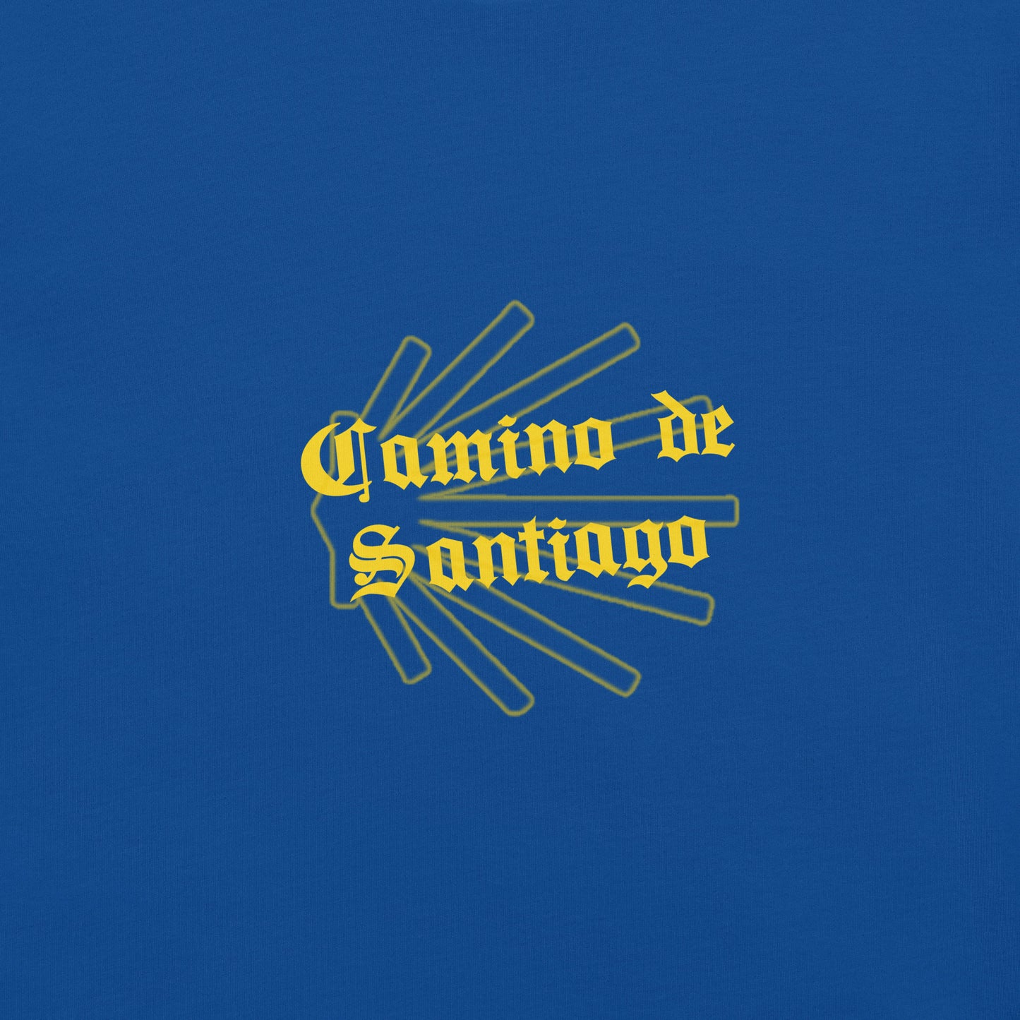 Camino De Santiago T-Shirt with Seashell Front Design, Gift for Peregrino