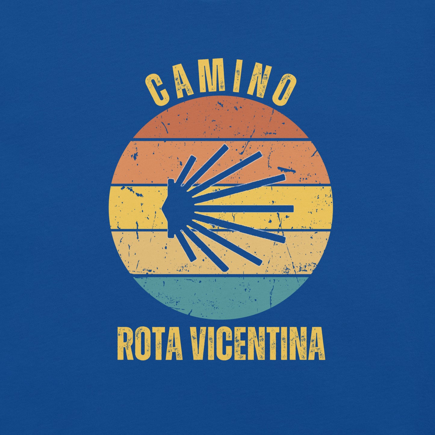 Rota Vicentina T-Shirt, Camino de Santiago Portugues Keepsake, Seashell, Unisex