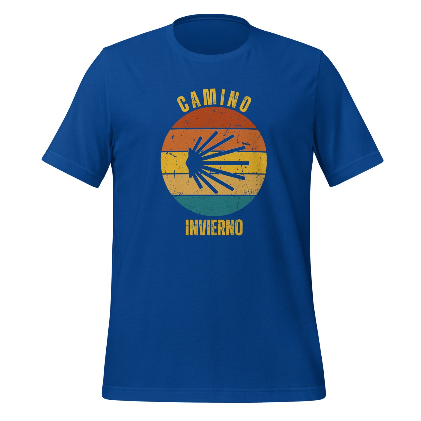 Camino Invierno T-Shirt, Gift for Camino de Santiago Winter Way Peregrino, Keepsake, Seashell, Unisex