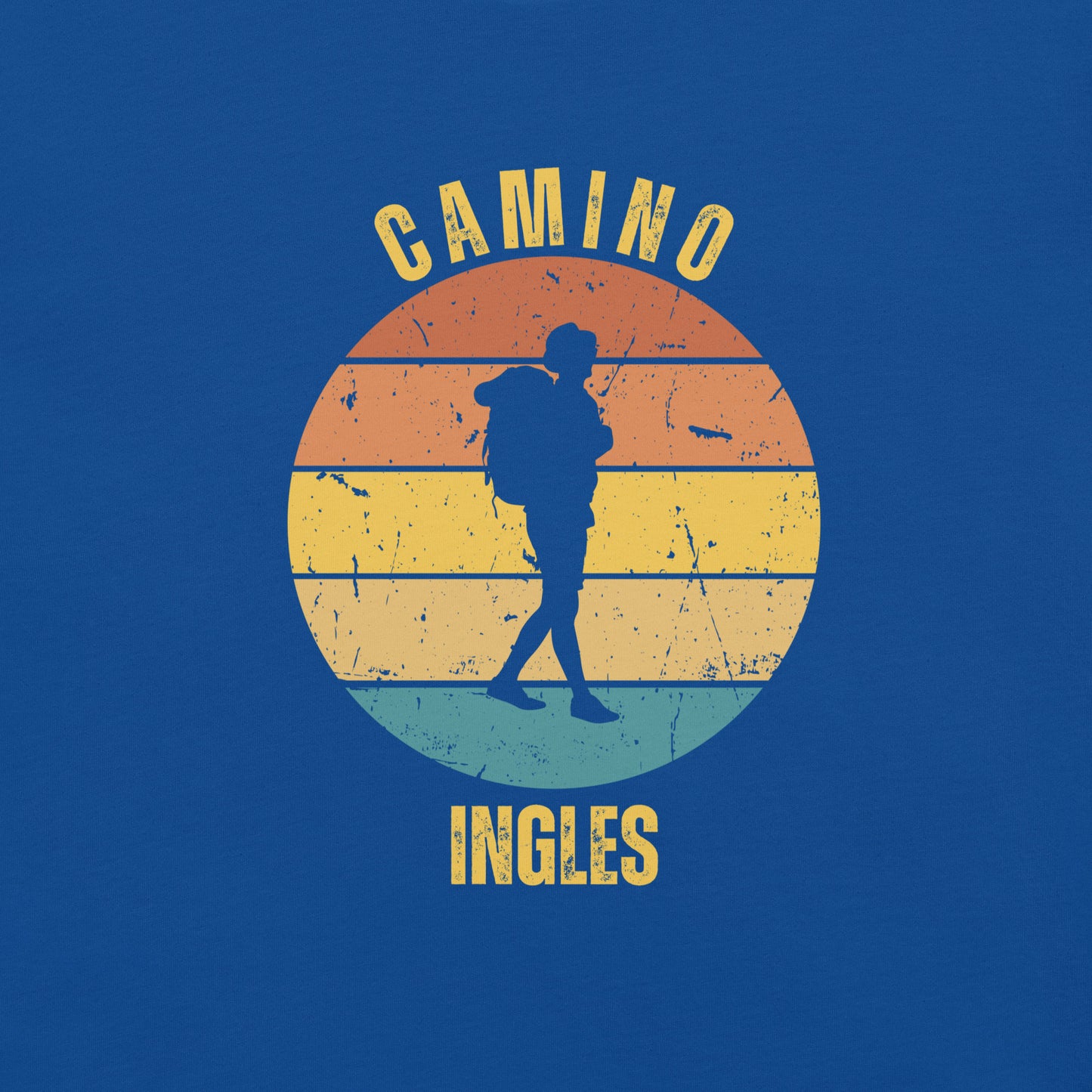Peregrino Ingles, Camino de Santiago Keepsake, Solo Hiker, Unisex T-Shirt