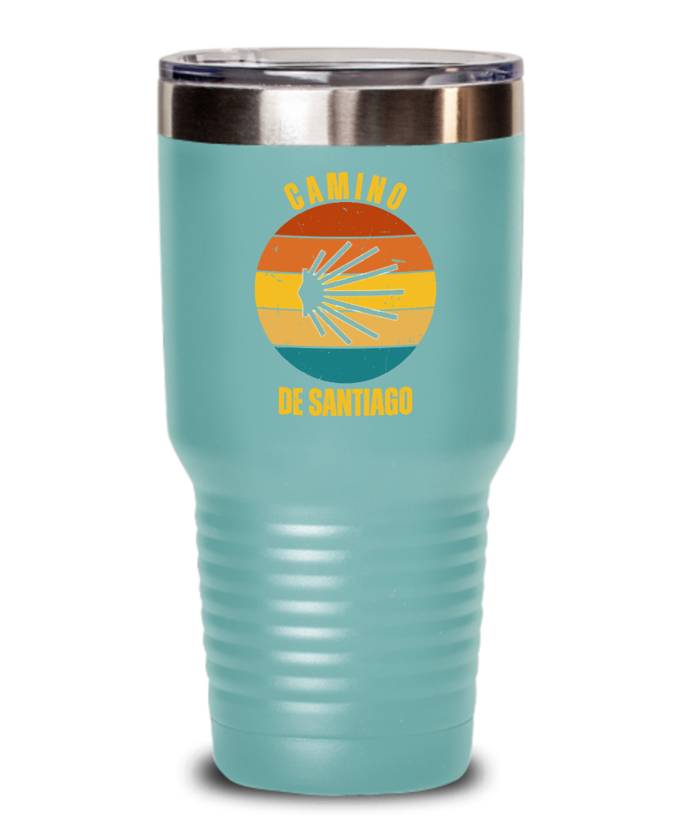 Camino de Santiago Tumbler Gift, Shell, Stainless Steel, 20 or 30 oz