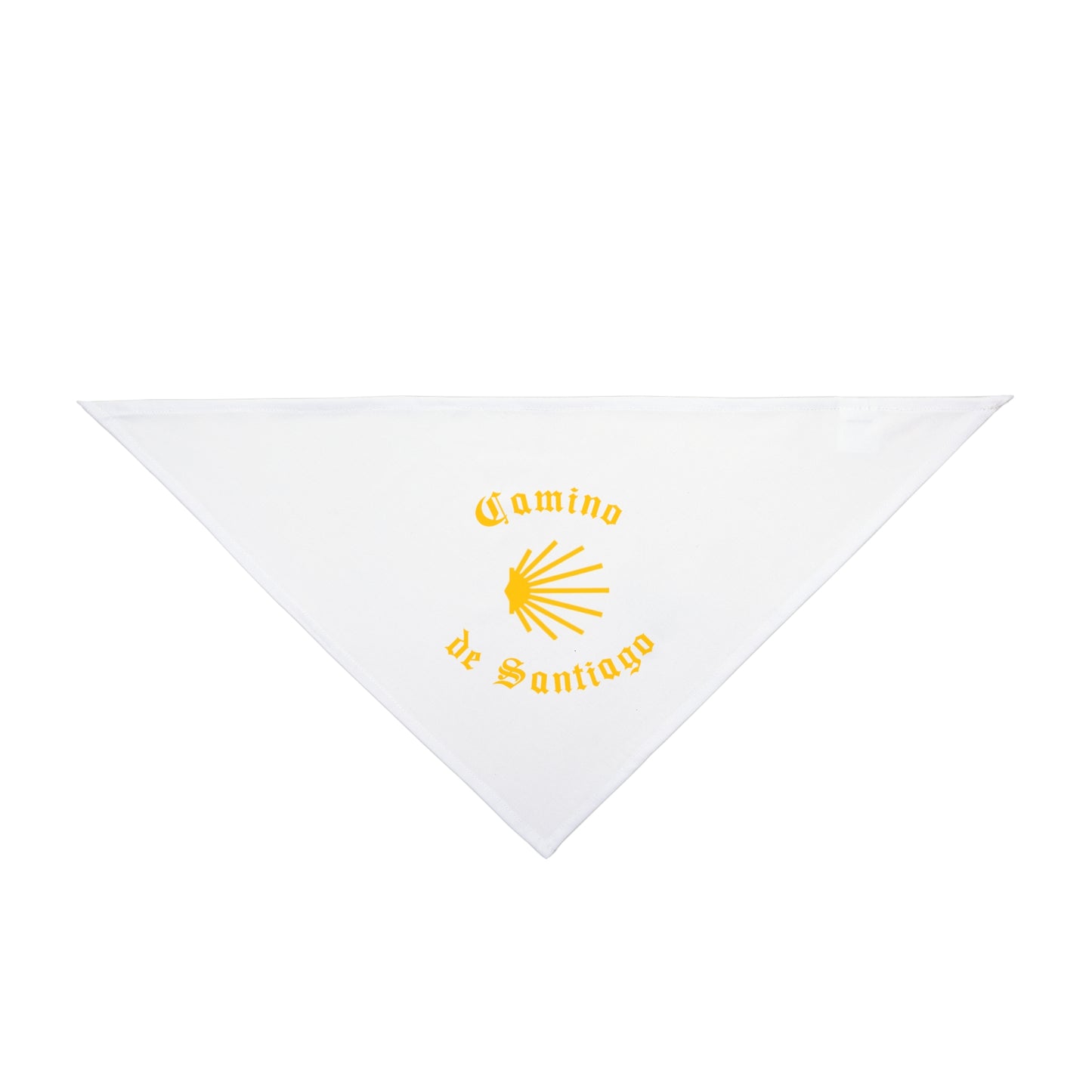 Camino de Santiago Pet Bandana Dog or Cat, with Shell