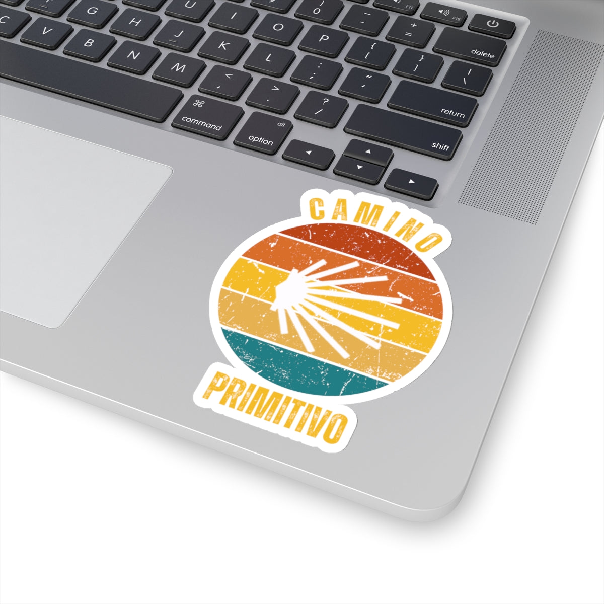 Camino de Santiago Primitivo, Kiss-Cut Stickers, Camino Gifts, Souvenirs