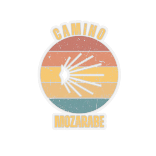 Camino de Santiago Mozarabe, Kiss-Cut Stickers, Camino Gifts Souvenirs