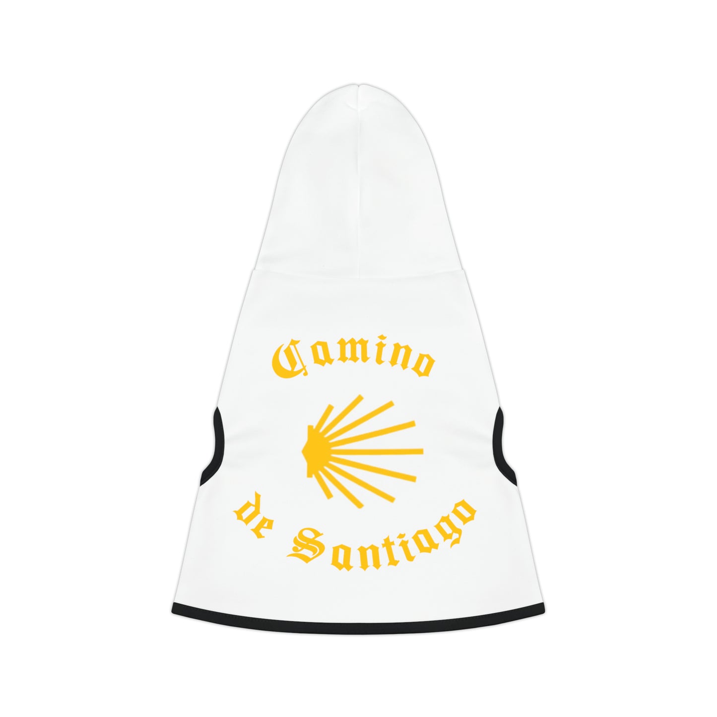 Camino de Santiago Pet Hoodie, Camino Gifts for the Dog or Cat Lover.  Buen Camino with Shell