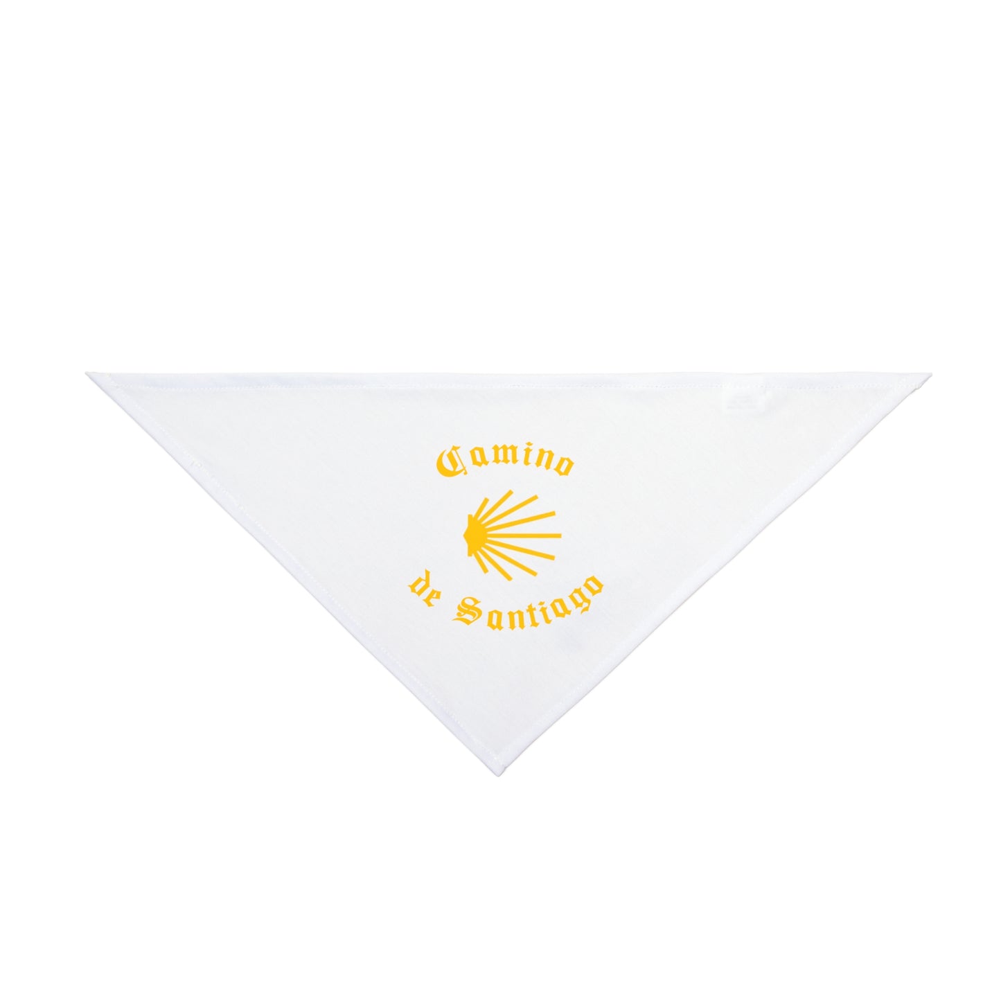 Camino de Santiago Pet Bandana Dog or Cat, with Shell