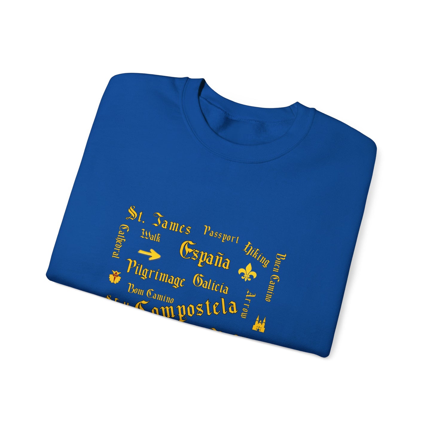 Camino de Santiago Sweatshirt, Compostela Peregrino Gifts, Unisex Heavy Blend™ Crewneck Gifts