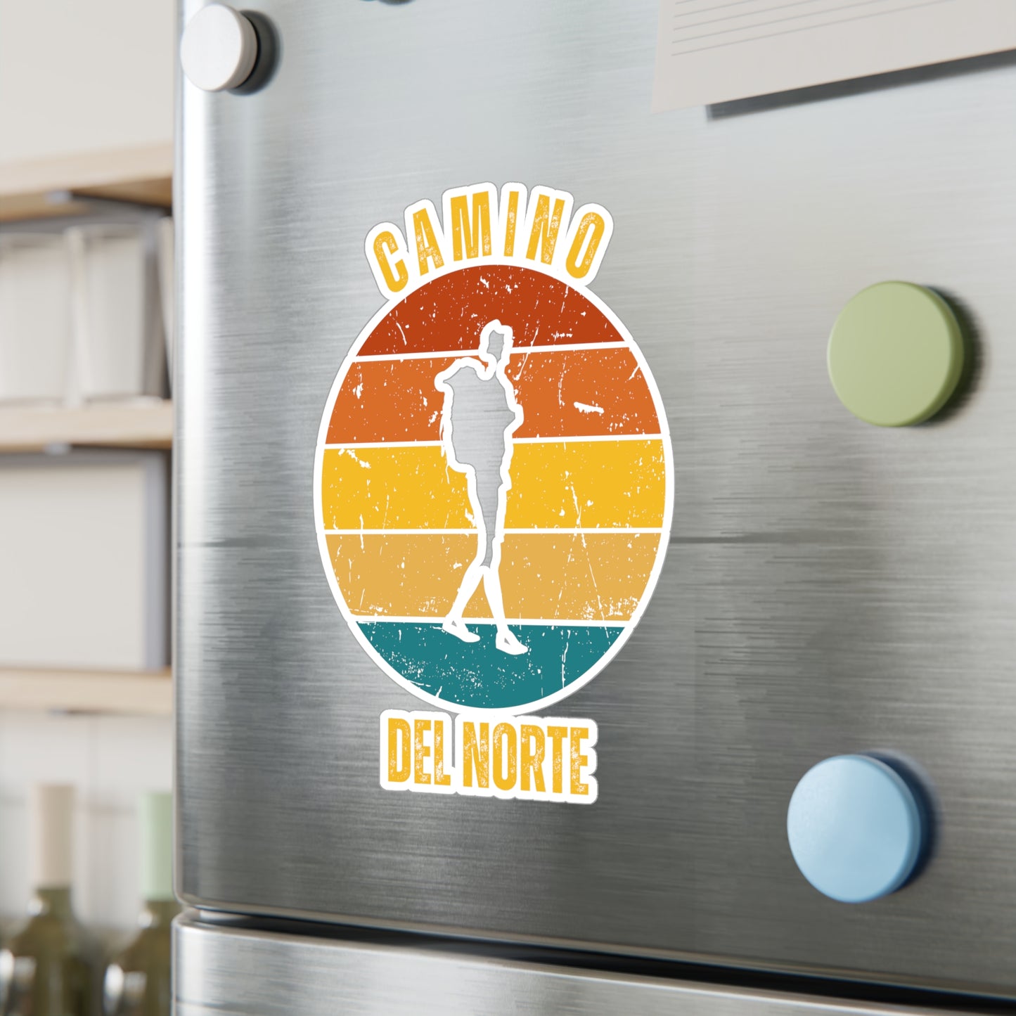 Camino de Santiago del Norte, Kiss-Cut Decals, Stickers