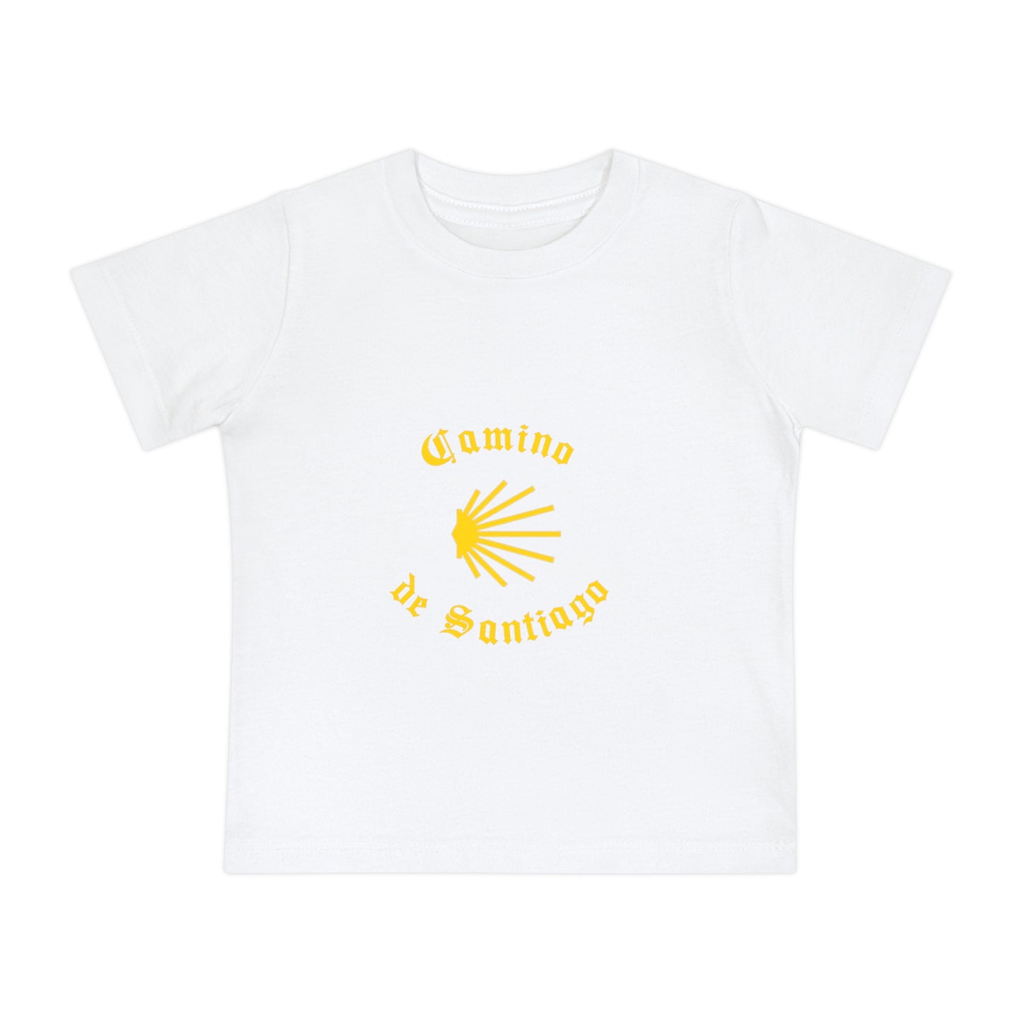 Camino de Santiago Memento, Baby Short Sleeve T-Shirt, Gift for Peregrino Child