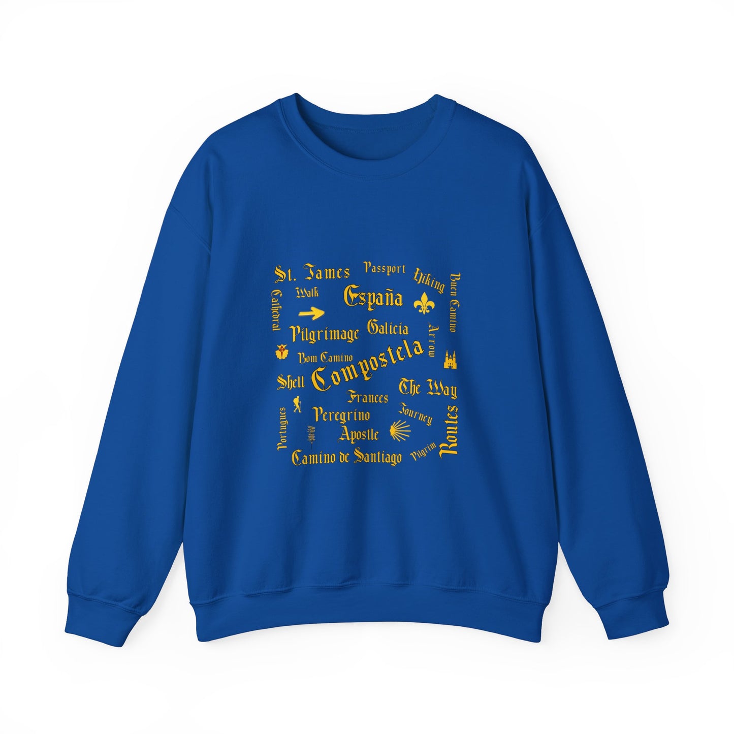 Camino de Santiago Sweatshirt, Compostela Peregrino Gifts, Unisex Heavy Blend™ Crewneck Gifts