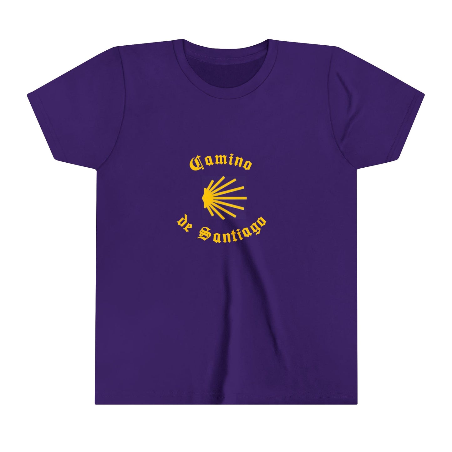 Camino de Santiago Youth Short Sleeve Tee, Gift for Camino Child