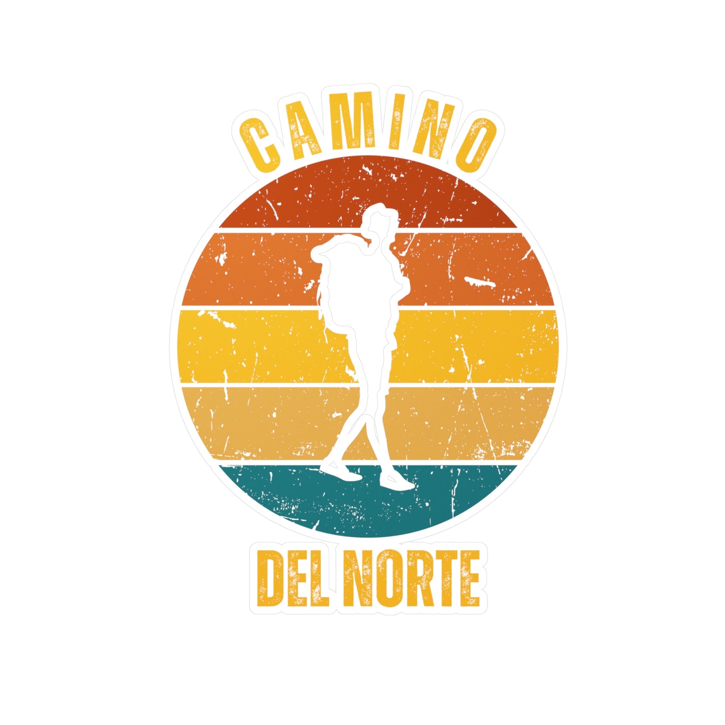 Camino de Santiago del Norte, Kiss-Cut Decals, Stickers