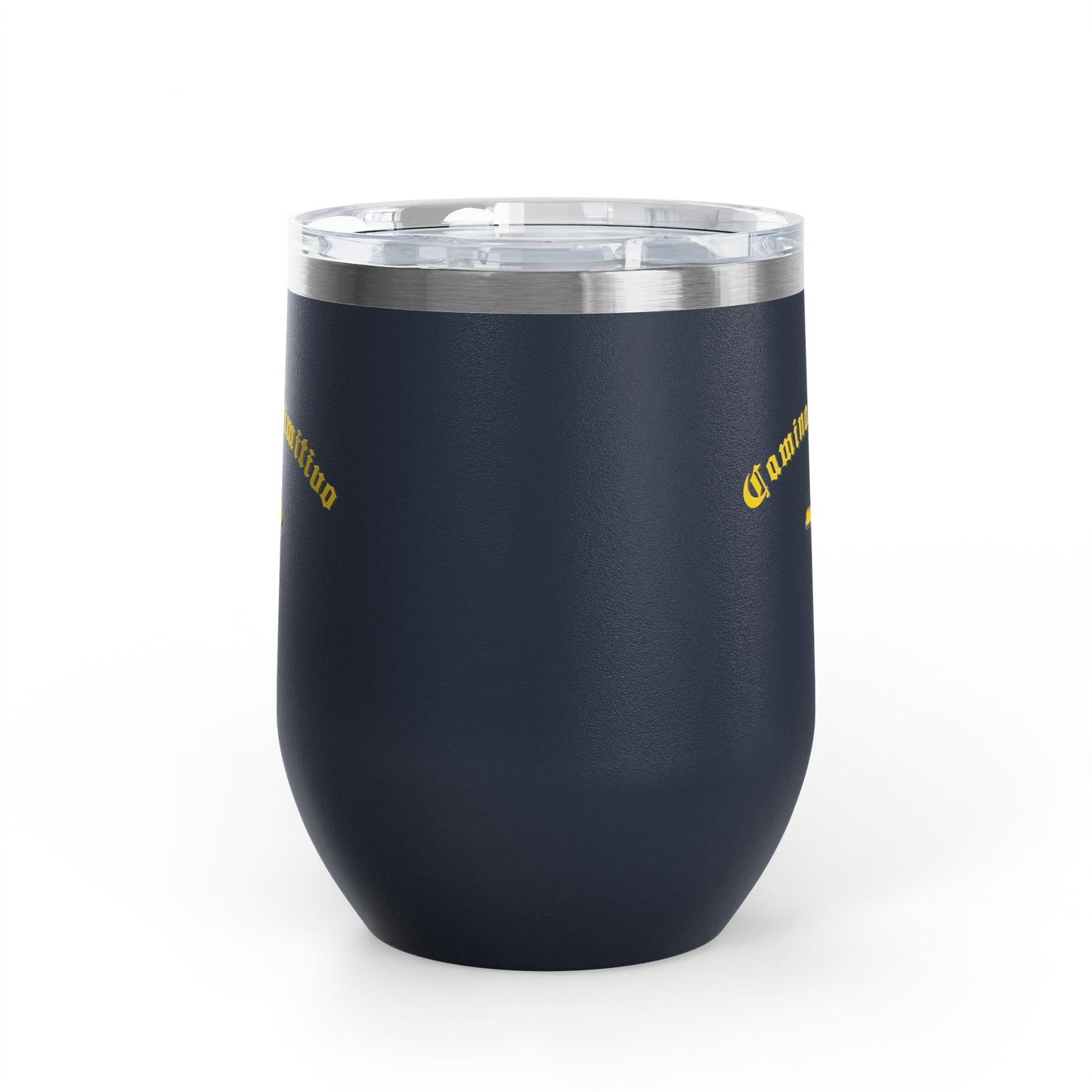 Camino Primitivo Wine Tumbler, 12oz - Camino de Santiago Pilgrimage Gift, Hiking Present, Way of St. James