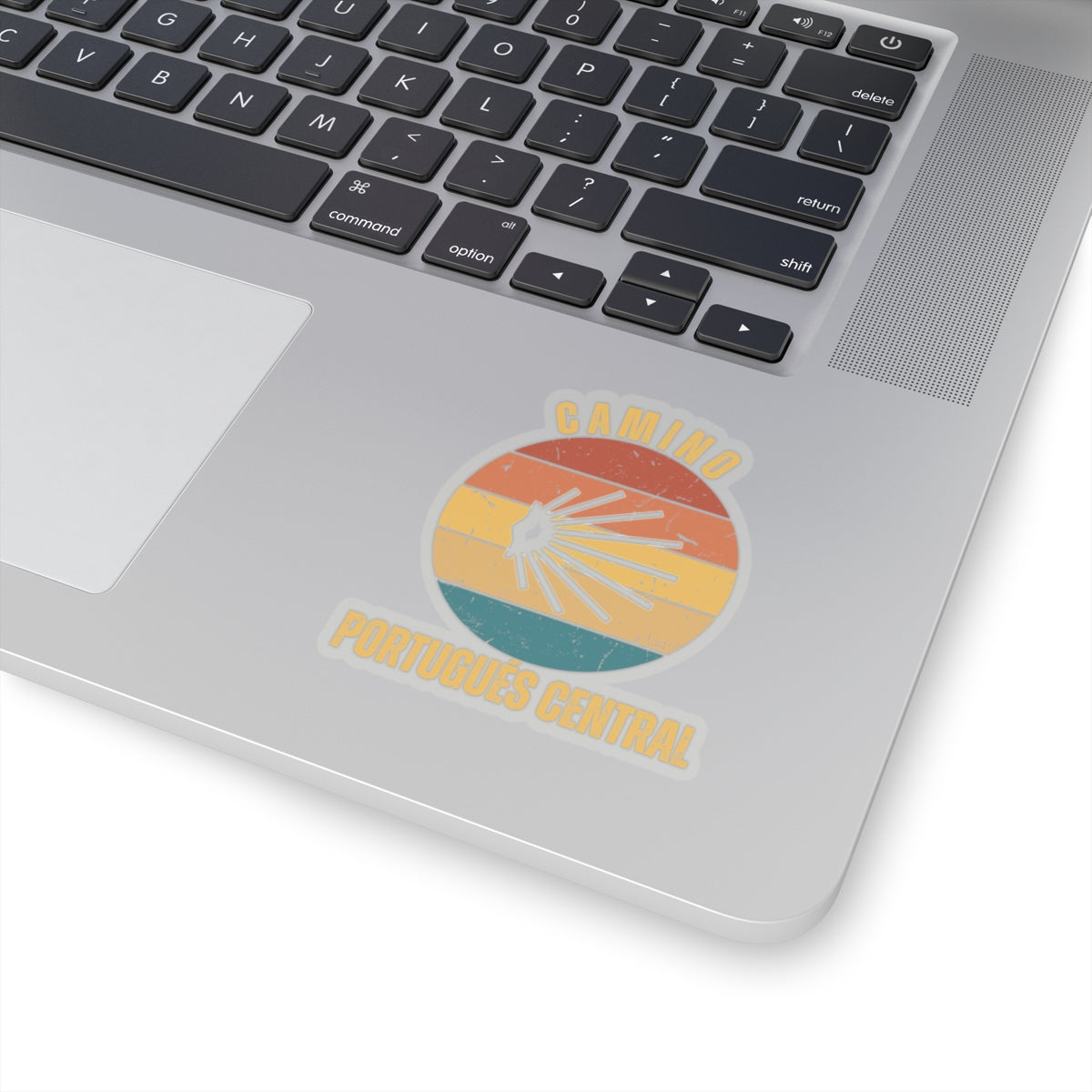 Camino de Santiago Português  Central Kiss-Cut Stickers, Gift for Peregrino, Memento, Souvenir