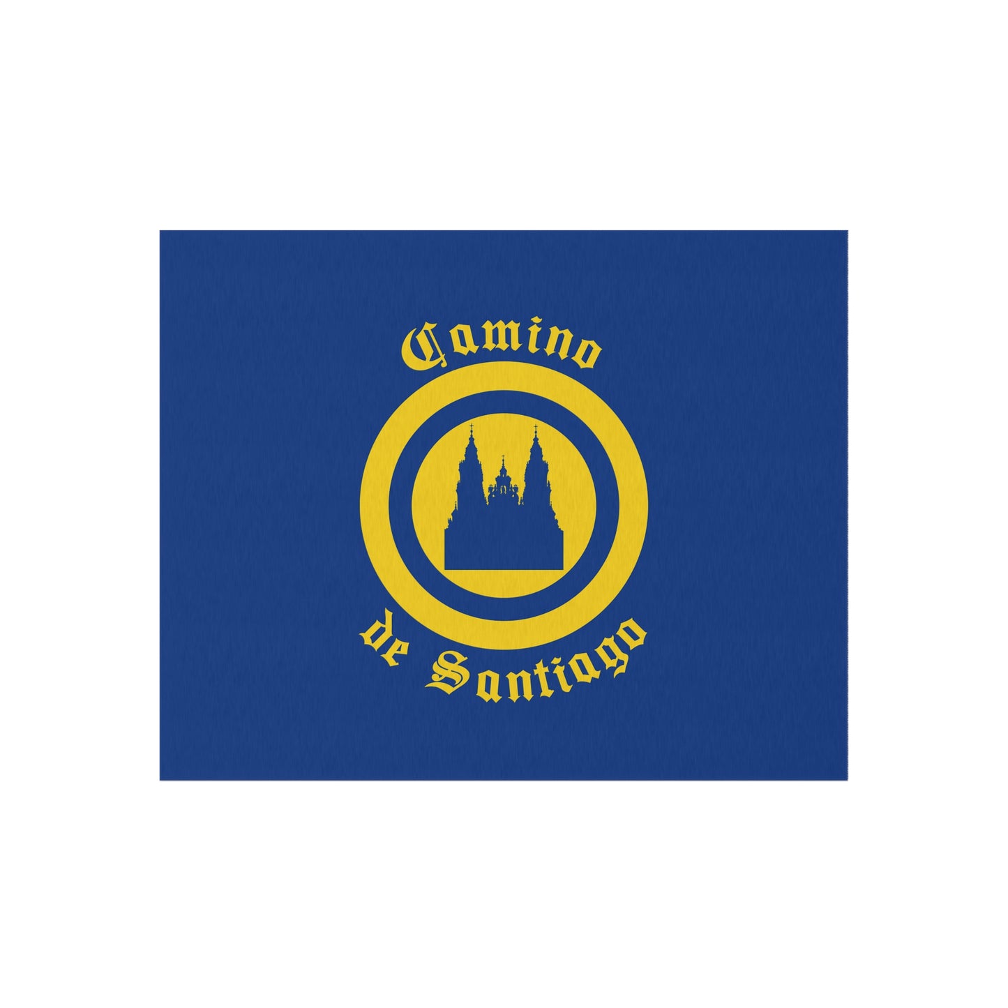 Camino de Santiago de Compostela Outdoor Rug, Gift for Peregrino