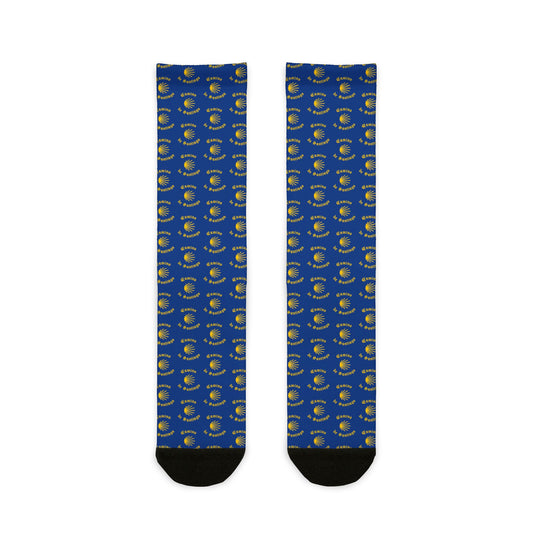 Caminio de Santiago Socks, Sublimation Crew Socks, Gift for Peregrino, Unisex