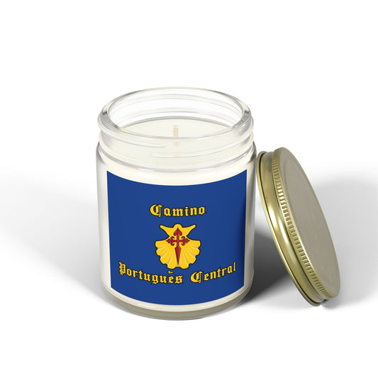 Camino de Santiago Candles, Portugués Central, Cross of St. James Gift, 9 oz, 9 scents