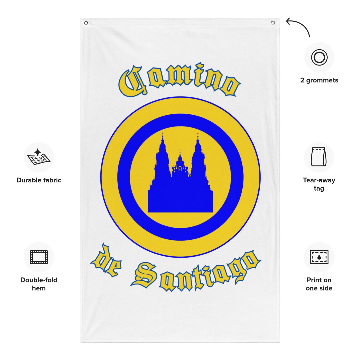 Camino de Santiago Compostela Flag