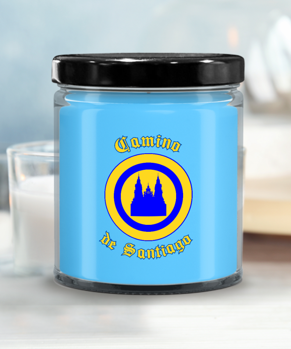 Camino de Santiago Glass Jar Soy Candle, 4 Scents, Gift for Christmas, Birthday Peregrino