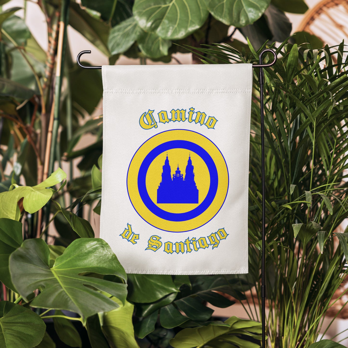 Camino de Santiago Compostella Garden Flag, Gift for Peregrino