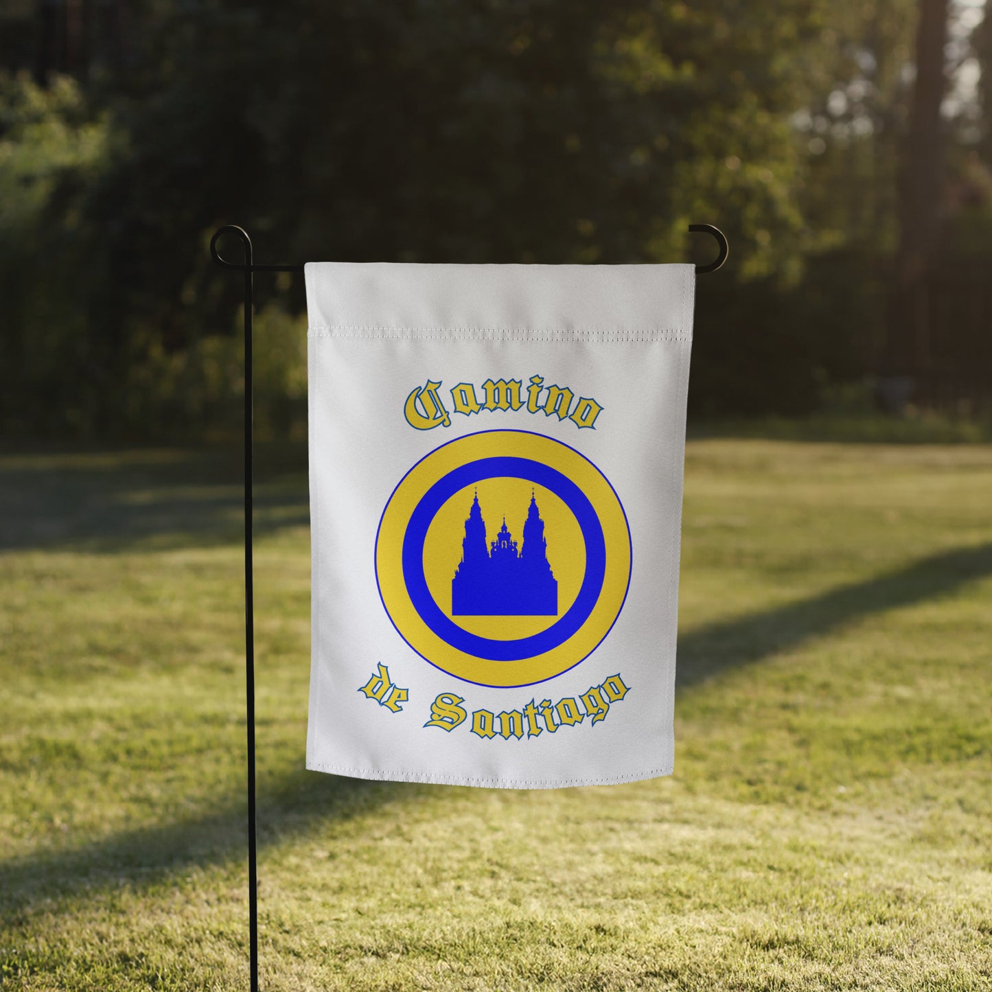 Camino de Santiago Compostella Garden Flag, Gift for Peregrino