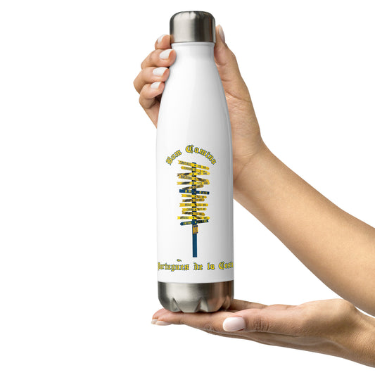 Bom Camino de Santiago Portugues de la Costa Stainless Steel Water Bottle 17 oz.