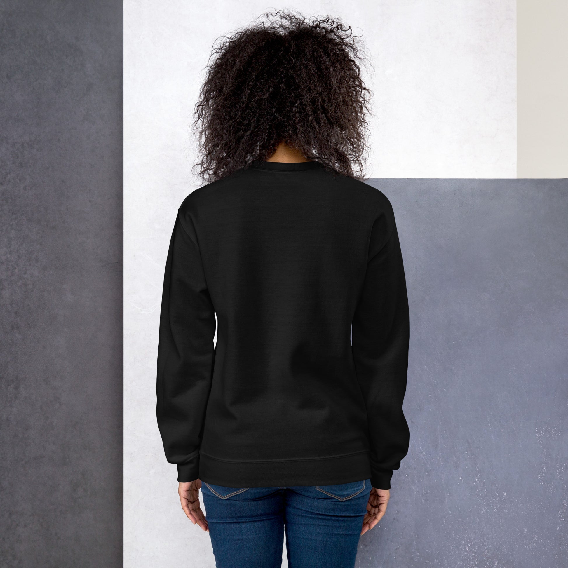 Camino Portugues de la Costa Sweatshirt back black