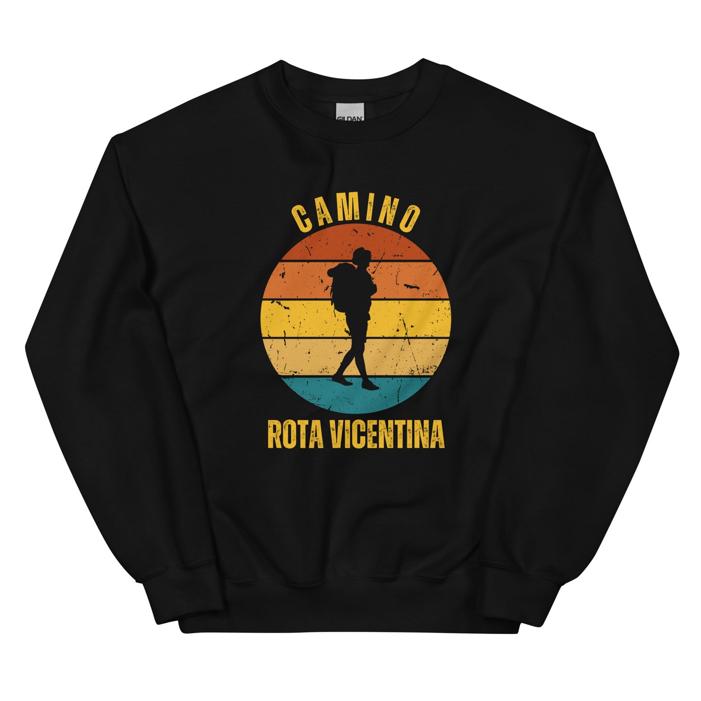 Camino Rota Vicentina Sweatshirt, Camino de Santiago Fishermen's Trail Keepsake, Solo Hiker, Unisex