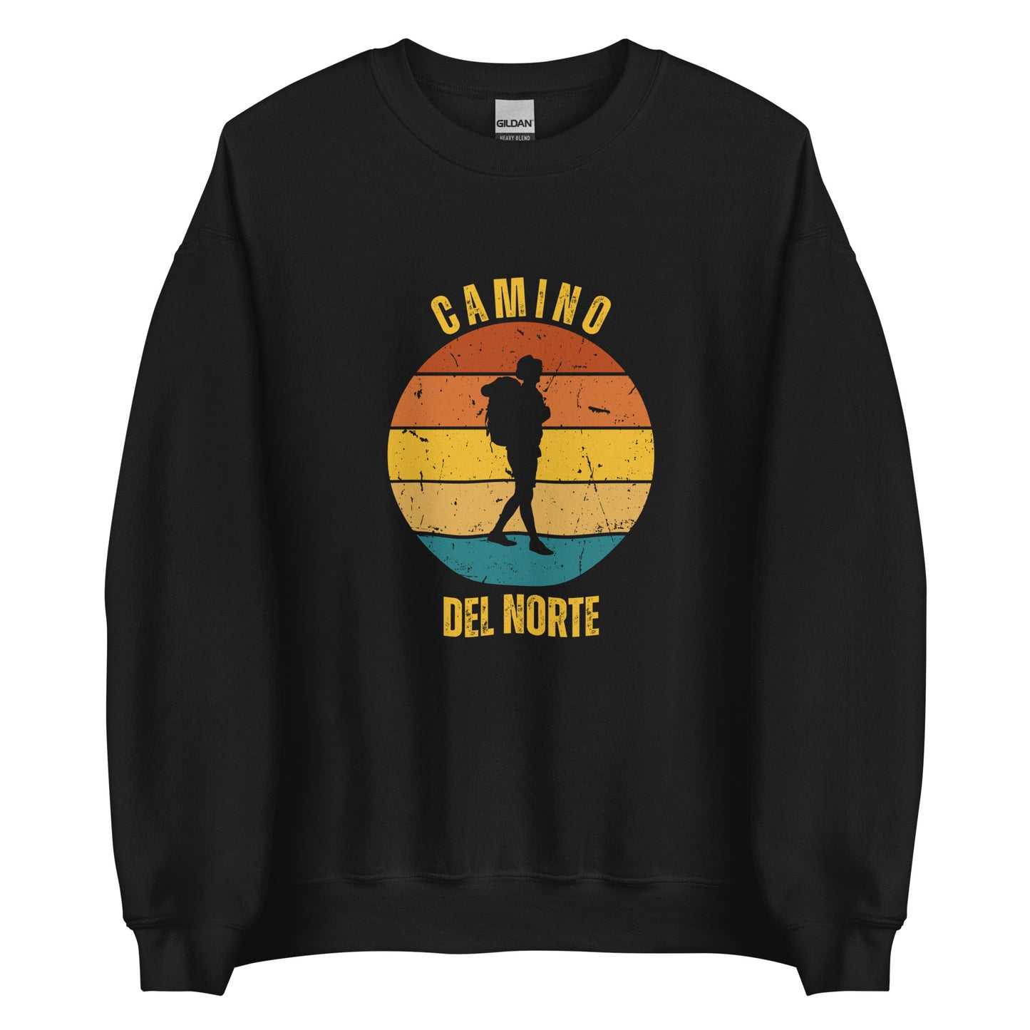 Portugues del Norte Sweatshirt, Camino de Santiago Keepsake, Solo Hiker, Unisex