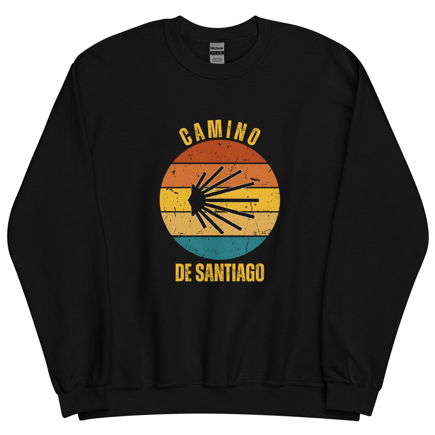 Camino de Santiago Sweatshirt, Gift for Camino de Santiago, Camino Seashell, Unisex