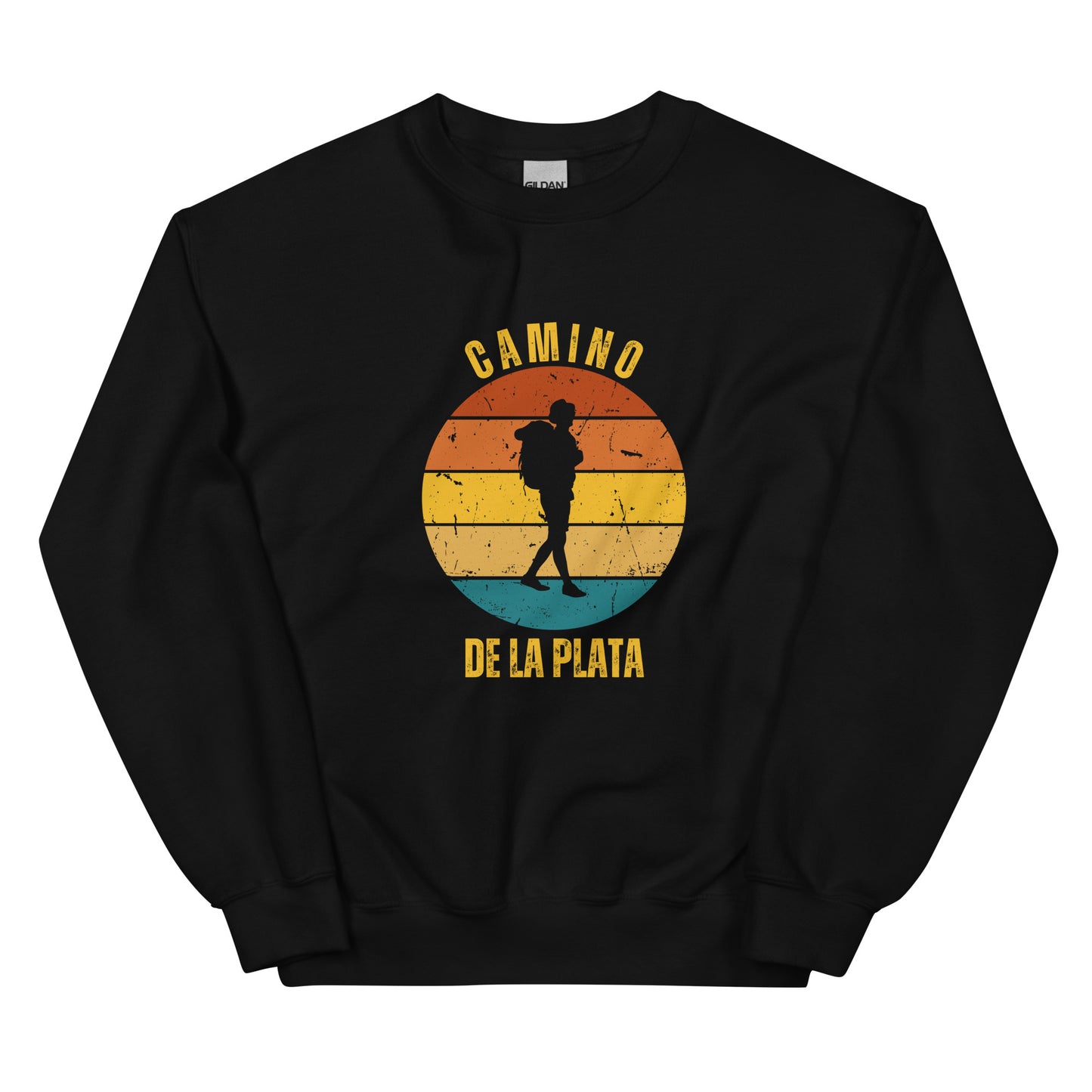 Camino de Santiago Sweatshirt, Gift for Portugues de la Plata Pilgrim Solo Hiker, Unisex