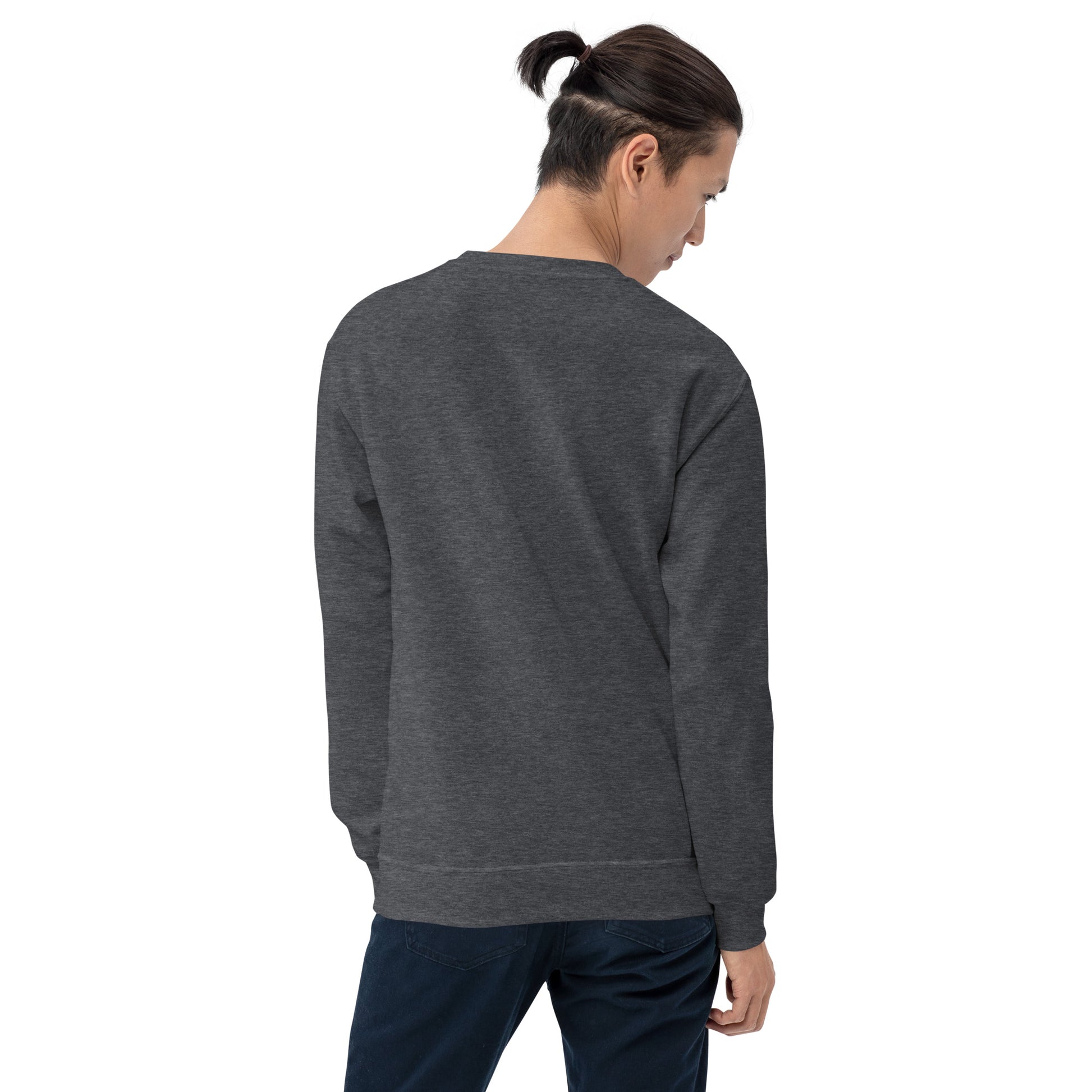 Camino de Santiago Finisterre Sweatshirt Dark Heather Back