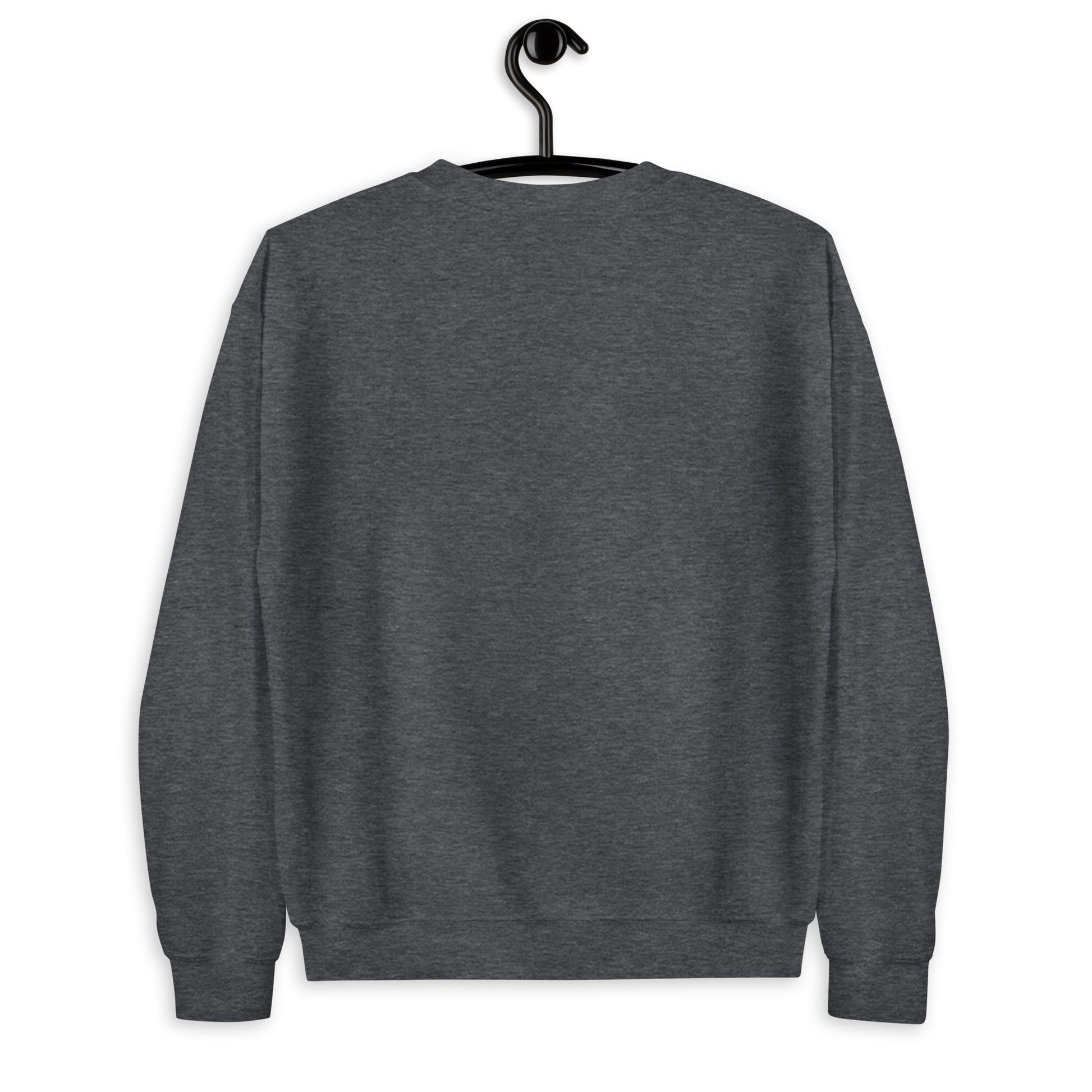 Dark Heather Camino de Santiago Peregrino Sweatshirt back view