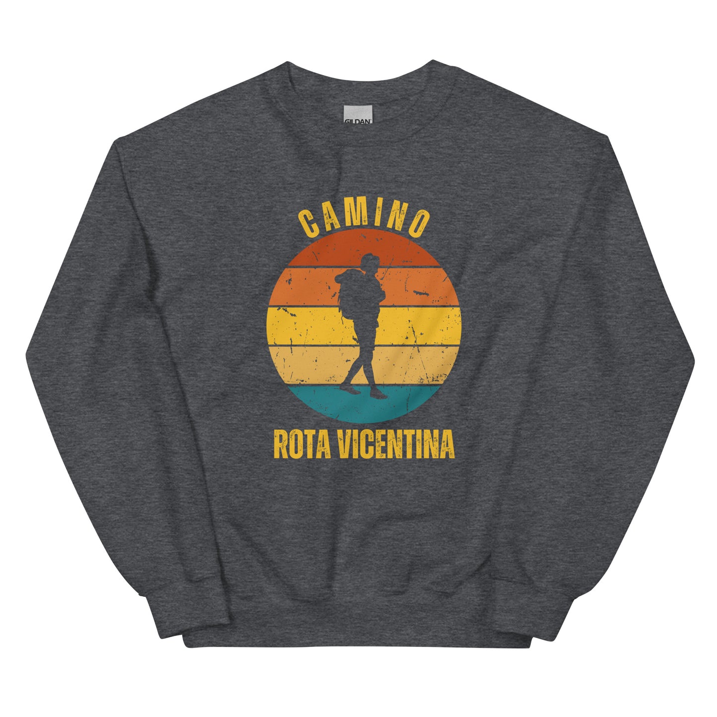 Camino Rota Vicentina Sweatshirt, Camino de Santiago Fishermen's Trail Keepsake, Solo Hiker, Unisex