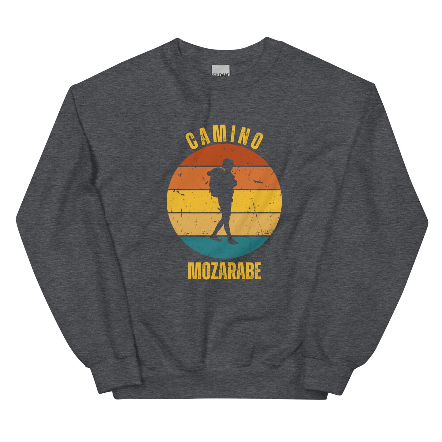 Camino Mozarabe Sweatshirt, Camino de Santiago Spain Keepsake, Solo Hiker, Unisex