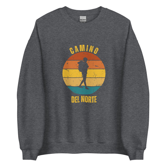 Portugues del Norte Sweatshirt, Camino de Santiago Keepsake, Solo Hiker, Unisex