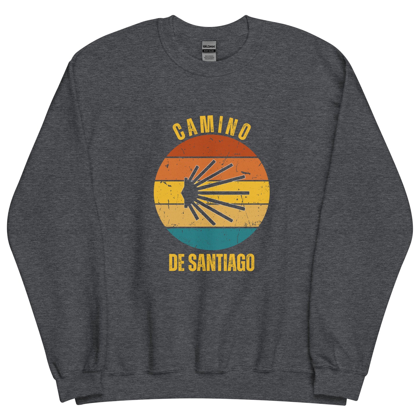 Camino de Santiago Sweatshirt, Gift for Camino de Santiago, Camino Seashell, Unisex