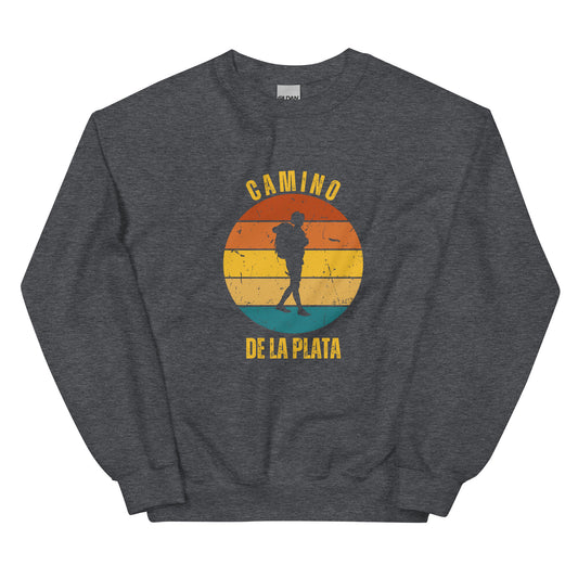 Camino de Santiago Sweatshirt, Gift for Portugues de la Plata Pilgrim Solo Hiker, Unisex